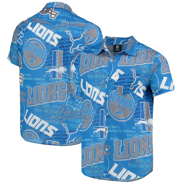 Los Angeles Rams FOCO Thematic Button-Up Shirt - Royal