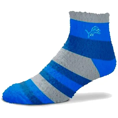 For Bare Feet Youth Detroit Lions 4-Stripe Deuce Crew Socks