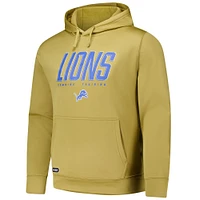 Men's Gold Detroit Lions Top Ranked Pullover Hoodie