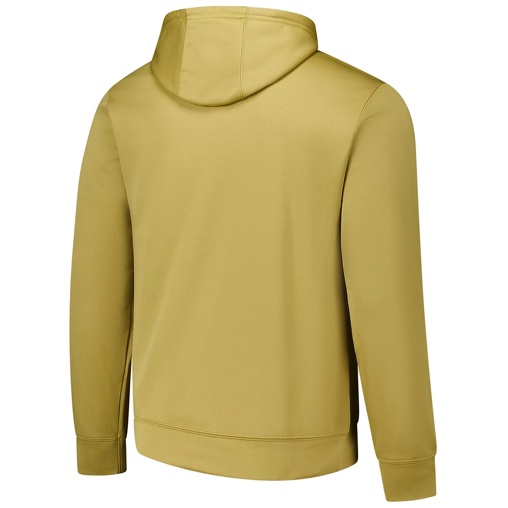 Men's Gold Detroit Lions Top Ranked Pullover Hoodie