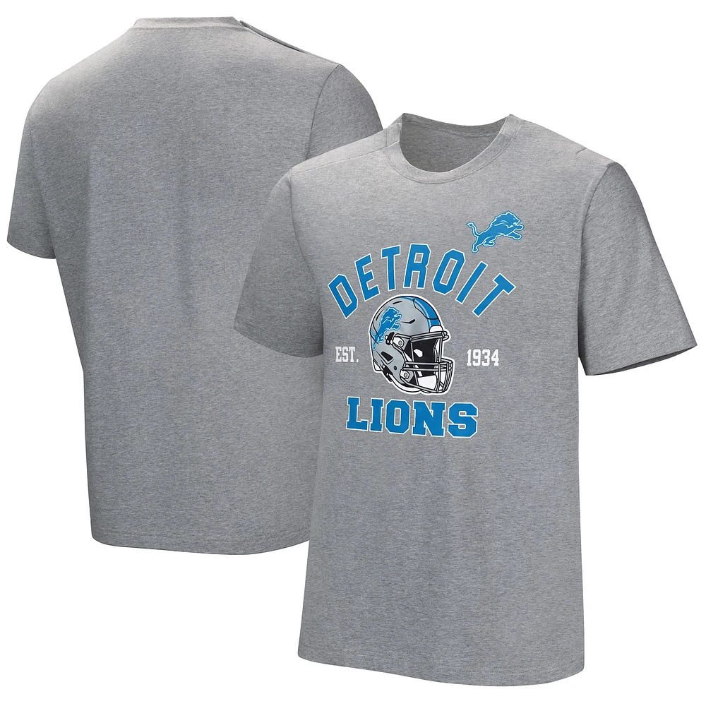 Men's  Gray Detroit Lions Tackle Adaptive T-Shirt