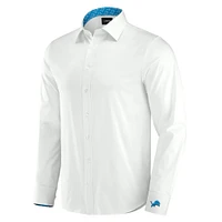 Men's J. Palmer White Detroit Lions Man-In-Motion Long Sleeve Button-Up Dress Shirt