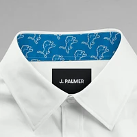 Men's J. Palmer White Detroit Lions Man-In-Motion Long Sleeve Button-Up Dress Shirt