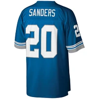 Men's Mitchell & Ness Barry Sanders Blue Detroit Lions Big Tall 1996 Retired Player Replica Jersey