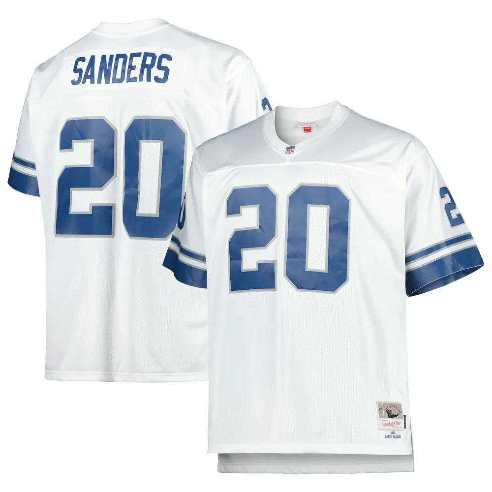 Lids Barry Sanders Detroit Lions Mitchell & Ness Big Tall 1996 Retired  Player Replica Jersey - White
