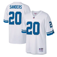 Maillot réplique Mitchell & Ness Barry Sanders blanc Detroit Lions Legacy pour hommes