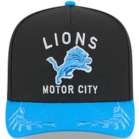 Men's New Era /Blue Detroit Lions 2025 NFL Draft 9FIFTY A-Frame Snapback Hat