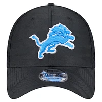 Men's New Era Black Detroit Lions Active Camo 39THIRTY Flex Hat