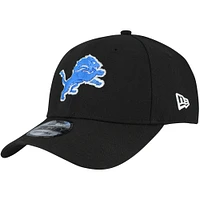 Casquette ajustable 9FORTY Detroit Lions noire New Era pour homme