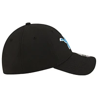 Men's New Era Black Detroit Lions Team Classic 39THIRTY Flex Hat