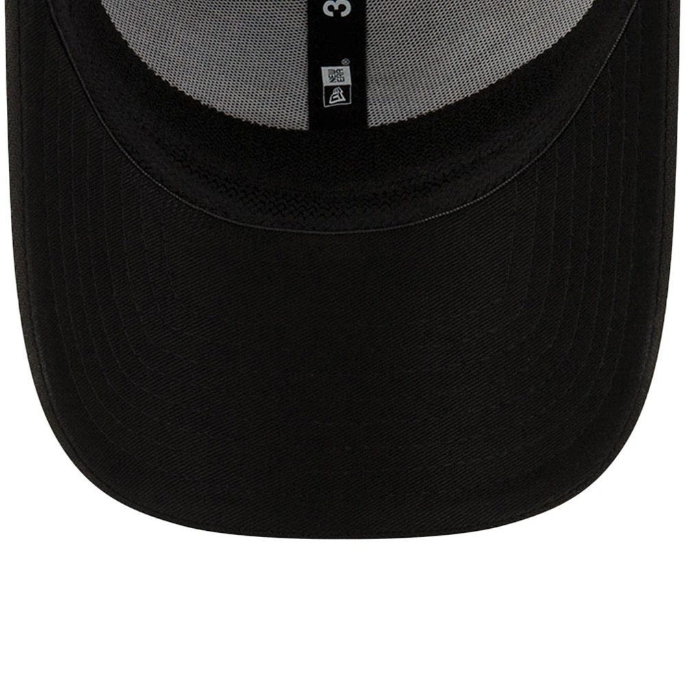 Men's New Era Black Detroit Lions Team Classic 39THIRTY Flex Hat