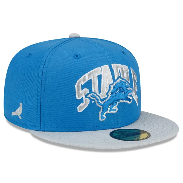 Lids Detroit Lions New Era Retro 59FIFTY Fitted Hat - Cream