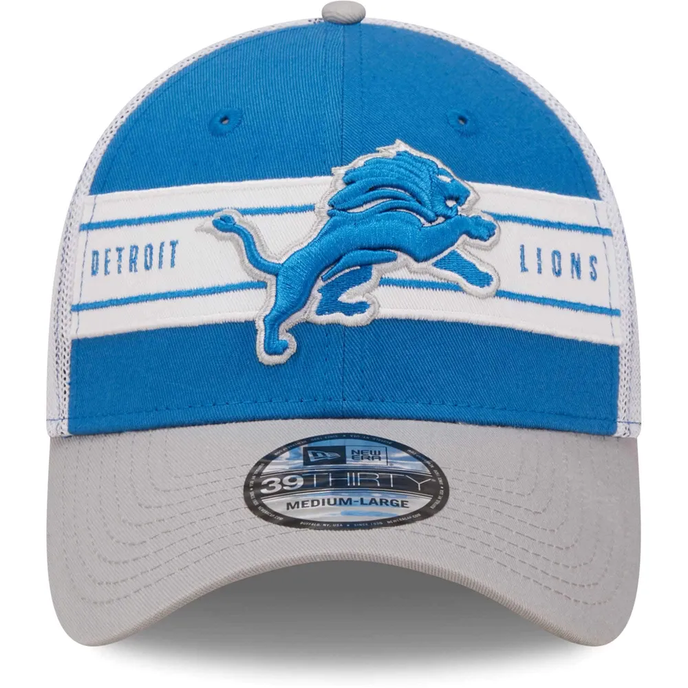 Men's Detroit Lions New Era Black 39THIRTY Flex Team Classic Hat