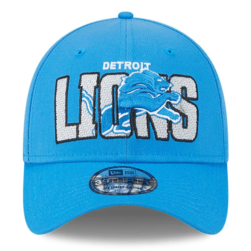 Detroit Lions New Era Blue 2019 NFL Sideline Home Official Sport Knit Hat