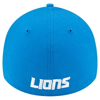 Men's New Era Blue Detroit Lions Classic 39THIRTY Flex Hat