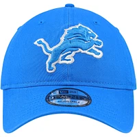 Men's New Era Blue Detroit Lions Core Classic Primary 9TWENTY Adjustable Hat