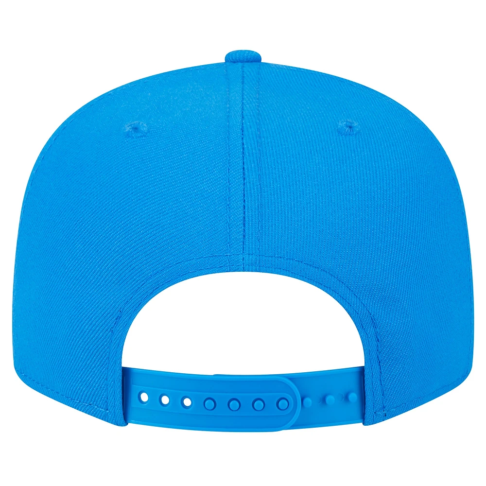 Men's New Era Blue Detroit Lions Main Script 9FIFTY Snapback Hat