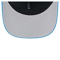 Casquette camionneur 9SEVENTY extensible à boutons-pression bleue des Lions de Detroit de New Era pour homme