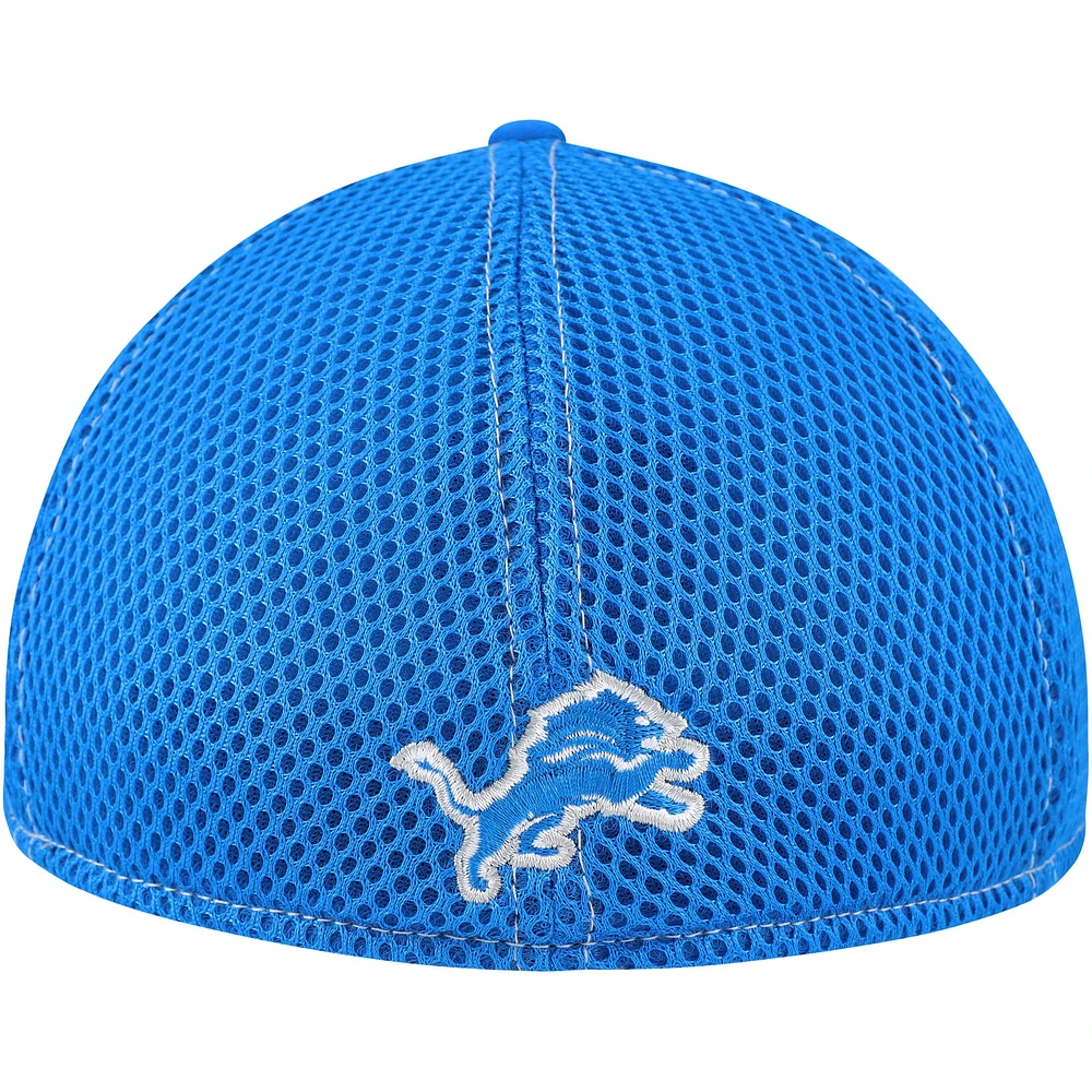 Men's New Era Blue Detroit Lions Neo 39THIRTY Flex Hat