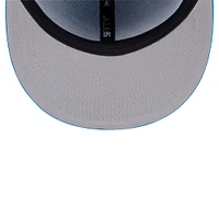 Men's New Era Blue Detroit Lions  Script Sided 59FIFTY Fitted Hat