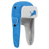 Casquette de trappeur Sherpa Detroit Lions bleue New Era pour homme