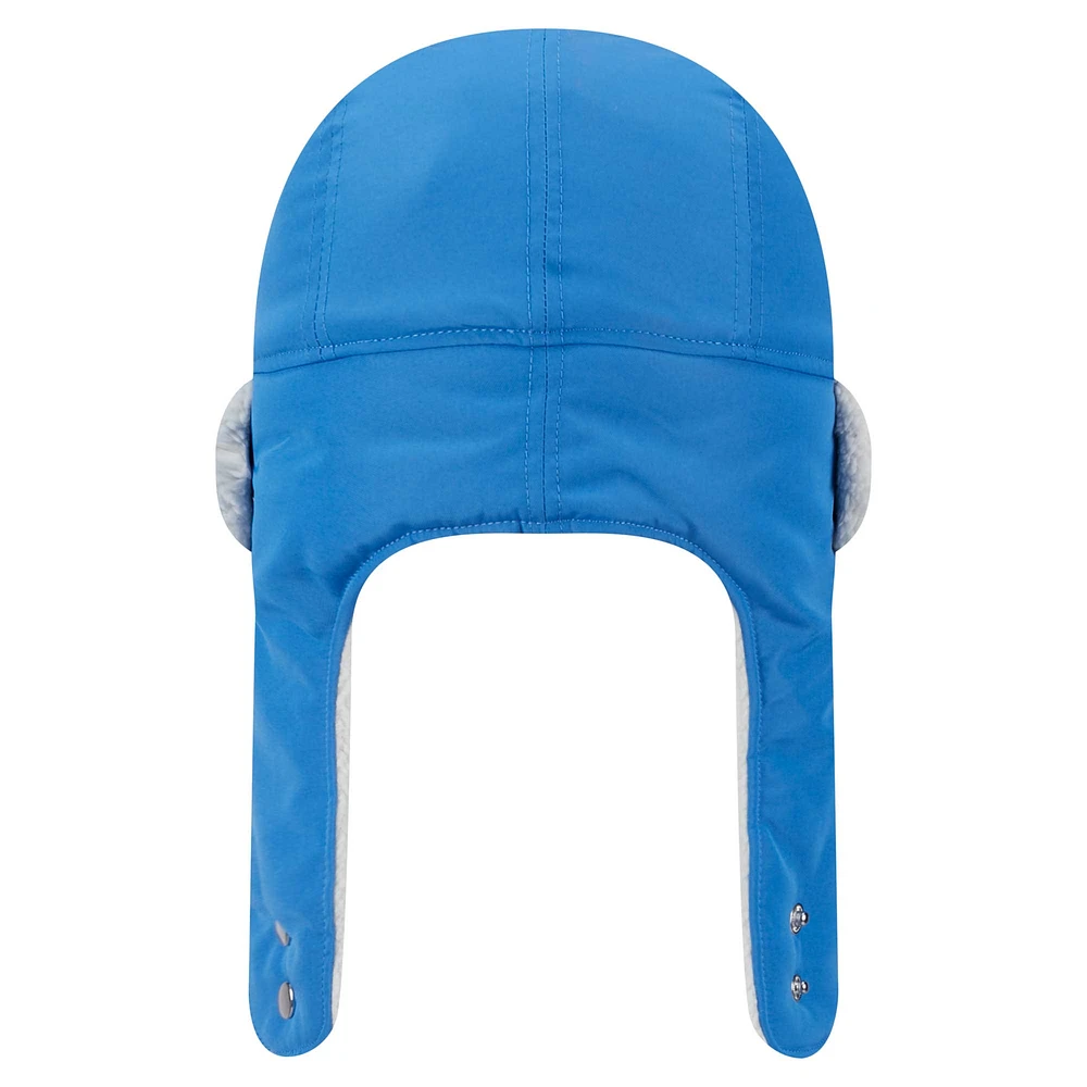 Casquette de trappeur Sherpa Detroit Lions bleue New Era pour homme