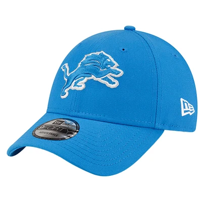 Men's New Era Blue Detroit Lions The League 9FORTY Adjustable Hat