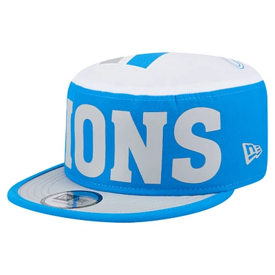 Men's New Era Blue Detroit Lions Throwback Retro Painter Snapback Hat