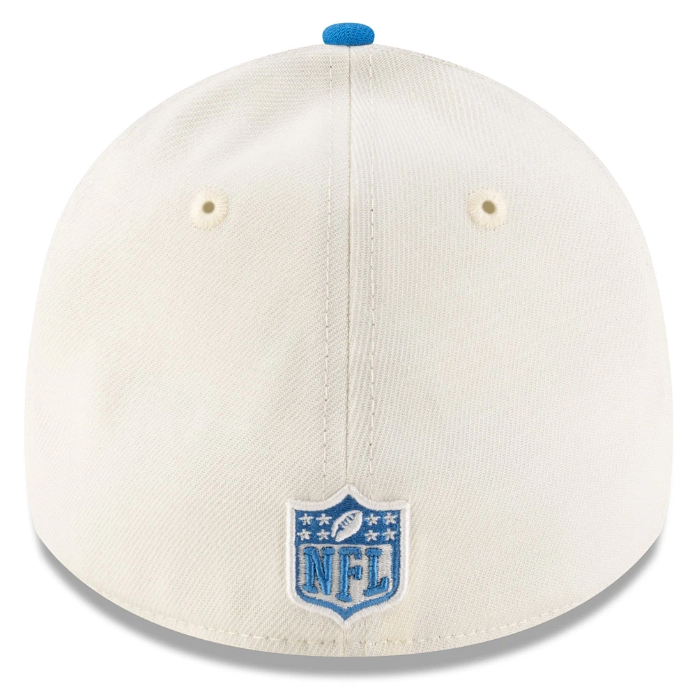 Men's New Era  Cream/Blue Detroit Lions 2025 NFL Draft 39THIRTY Flex Hat