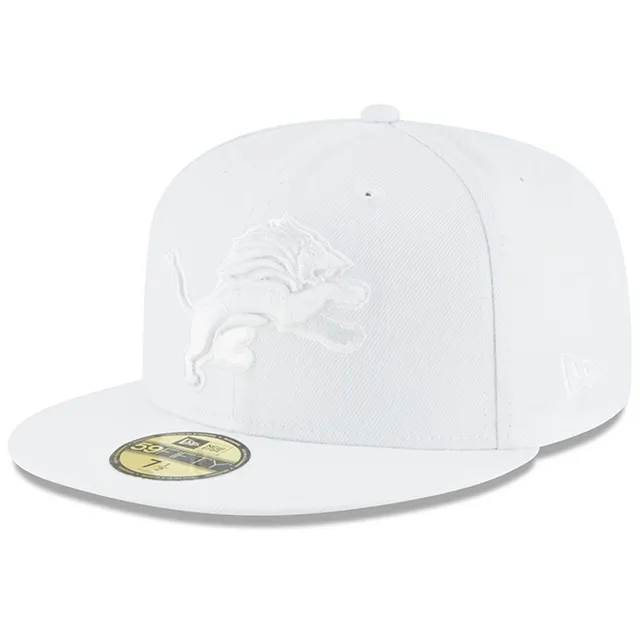 Lids Detroit Lions New Era 2022 Sideline 59FIFTY Fitted Hat - Cream/Blue