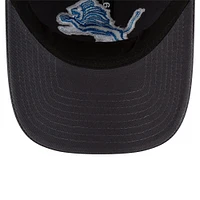 Casquette réglable New Era Graphite Detroit Lions Core Classic 9TWENTY pour hommes