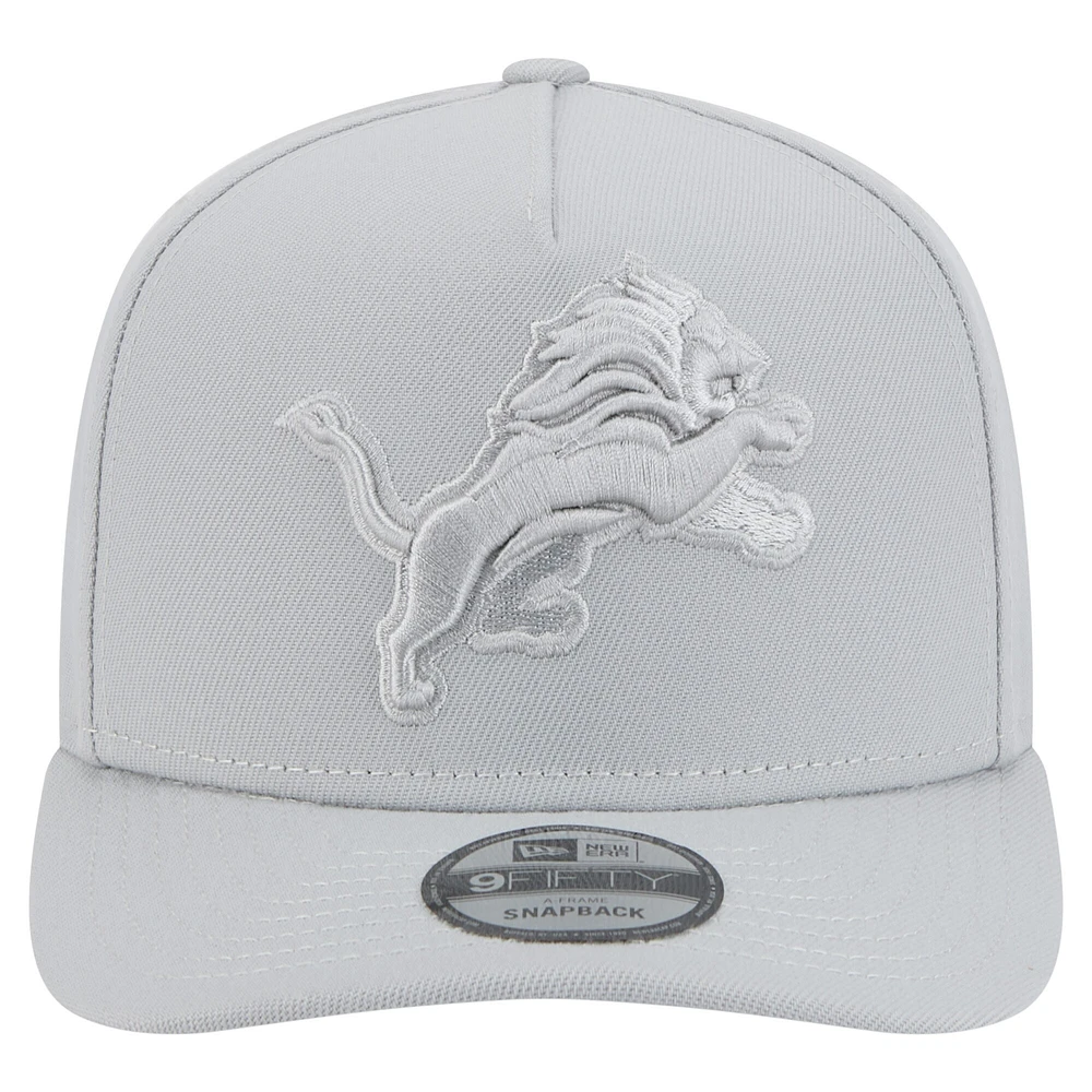 Casquette Snapback 9FIFTY Detroit Lions de New Era pour homme, gris