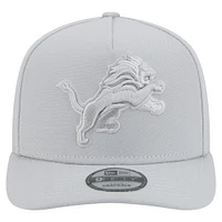 Casquette Snapback 9FIFTY Detroit Lions de New Era pour homme, gris