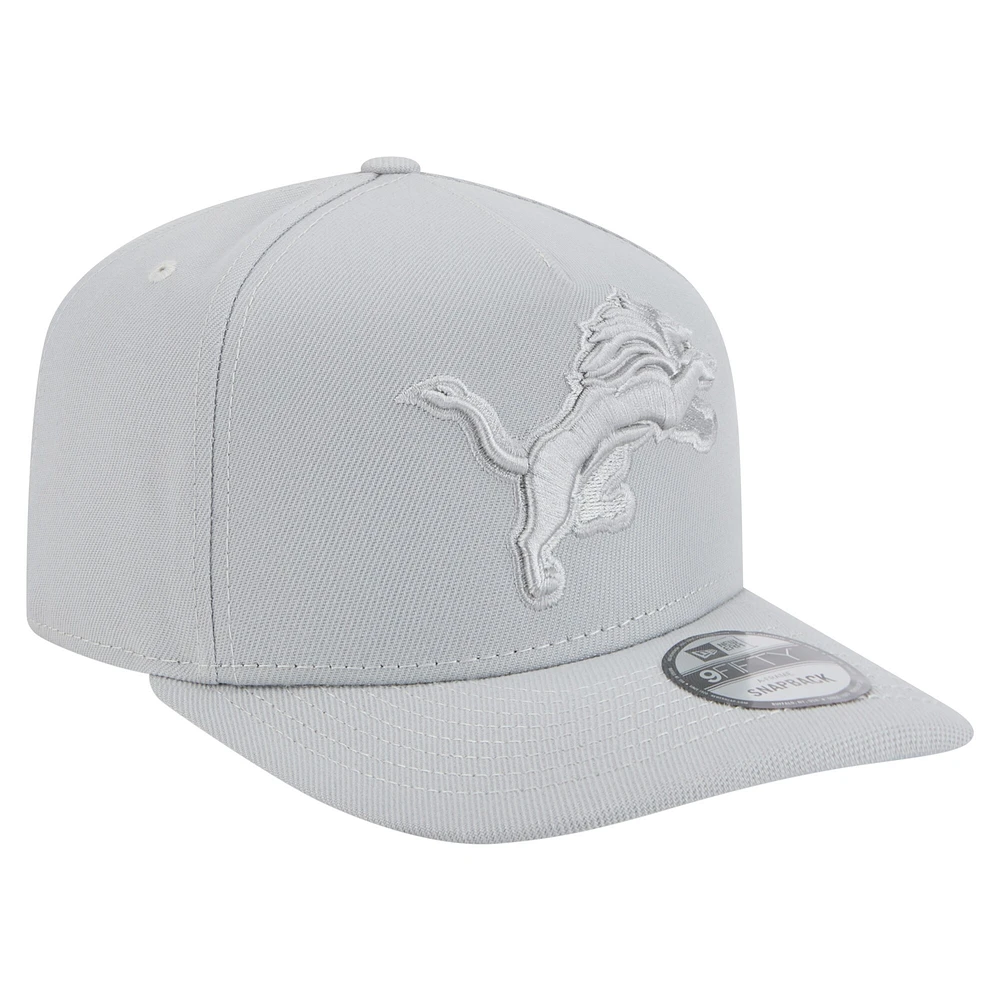 Casquette Snapback 9FIFTY Detroit Lions de New Era pour homme, gris
