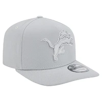Casquette Snapback 9FIFTY Detroit Lions de New Era pour homme, gris