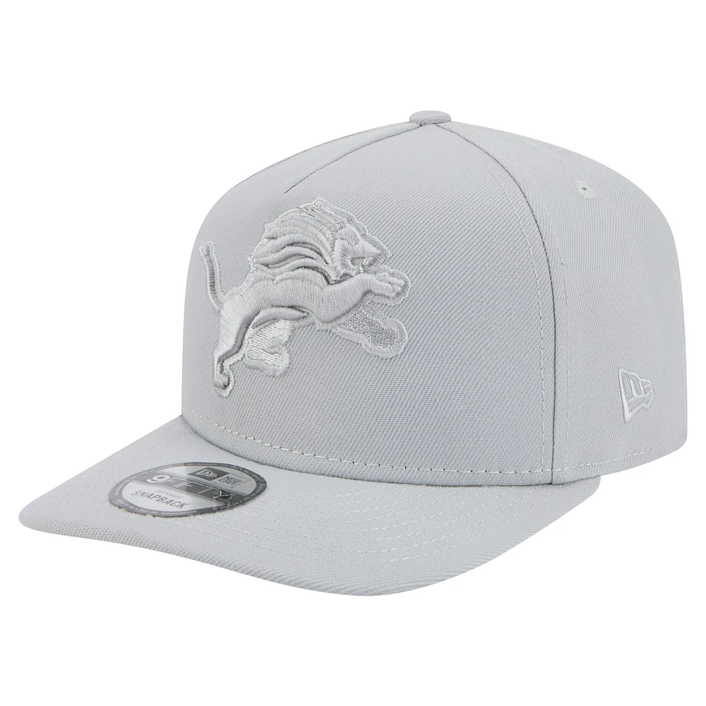 Casquette Snapback 9FIFTY Detroit Lions de New Era pour homme, gris