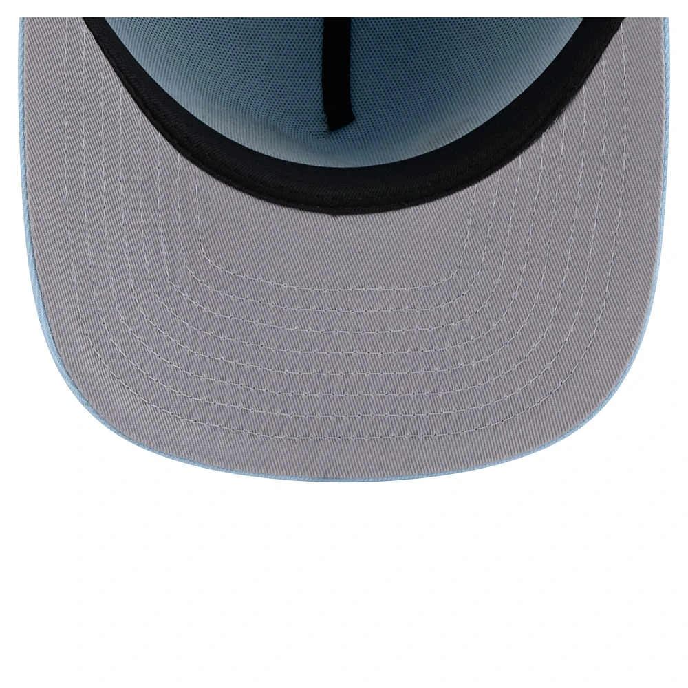 Men's New Era Light Blue Detroit Lions Color Pack A-Frame 59FIFTY Fitted Hat