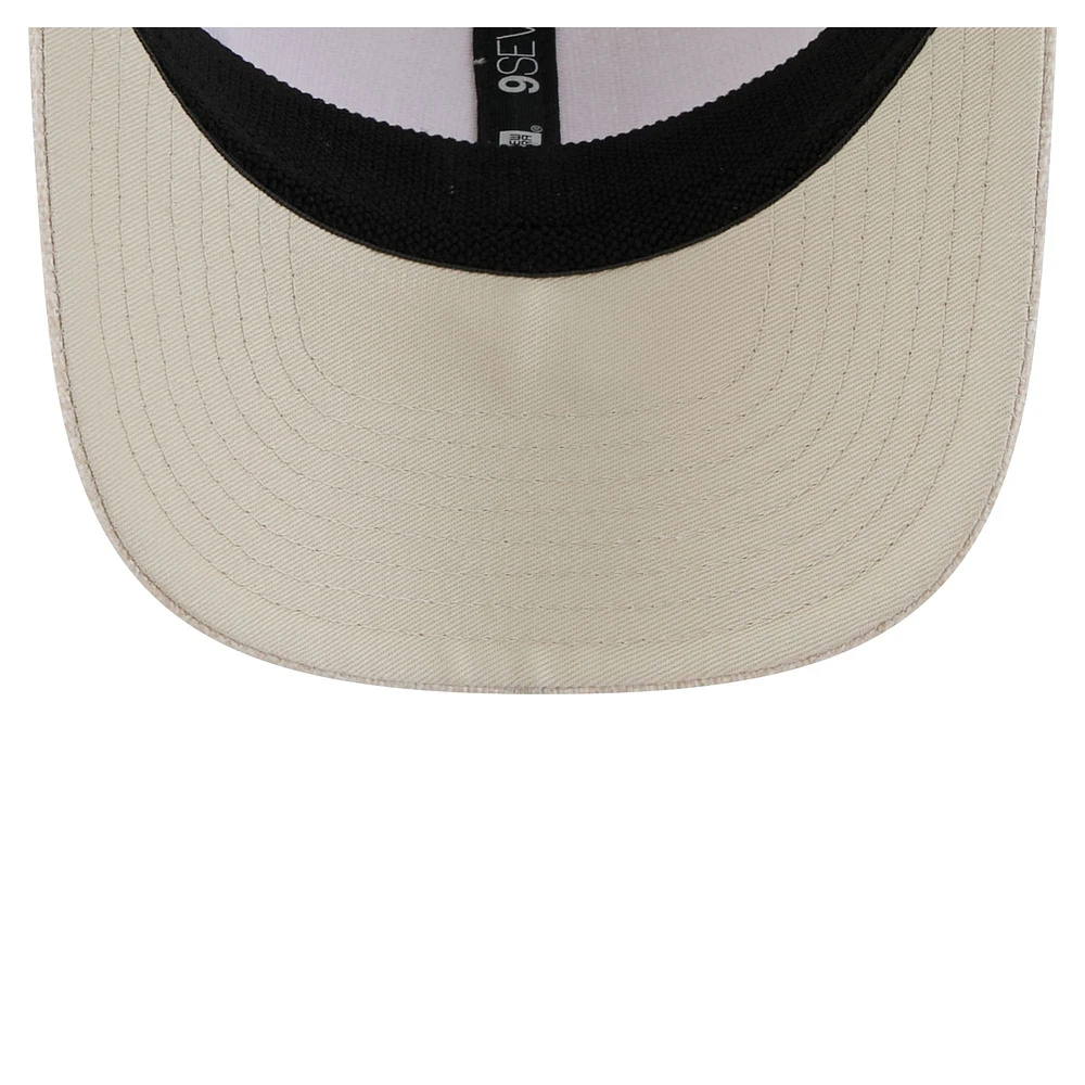 Men's New Era Natural Detroit Lions Flawless 9SEVENTY Stretch-Snap Hat