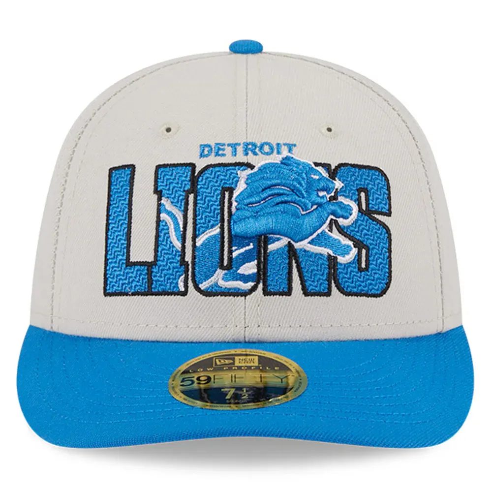 Men's New Era Blue Detroit Lions Team Basic 59FIFTY Fitted Hat