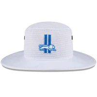 Men's New Era White Detroit Lions 2024 NFL Training Camp Panama Bucket Hat