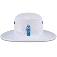 Men's New Era White Detroit Lions 2024 NFL Training Camp Panama Bucket Hat