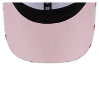 Men's New Era White Detroit Lions Adventure Flamingo Pattern 9SEVENTY Stretch-Snap Hat
