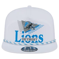 Casquette snapback blanche Detroit Lions Collide pour homme New Era