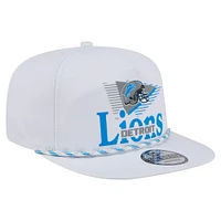 Casquette snapback blanche Detroit Lions Collide pour homme New Era