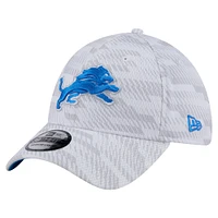 Men's New Era  White Detroit Lions Gameday Graded 39THIRTY Flex Hat