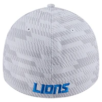 Men's New Era  White Detroit Lions Gameday Graded 39THIRTY Flex Hat