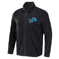 Veste zippée intégrale noire pour homme de la collection NFL x Darius Rucker Fanatics Detroit Lions