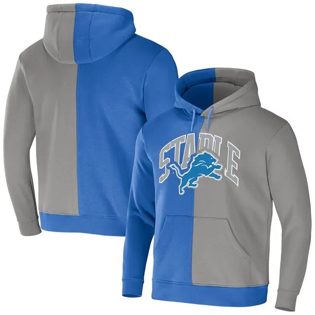 47 Brand Detroit Lions Hoodie - Blue - XX-Large