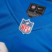 Maillot de match Nike Alex Anzalone pour hommes, bleu, Detroit Lions