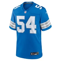 Men's Nike Alim McNeill  Blue Detroit Lions Team Game Jersey